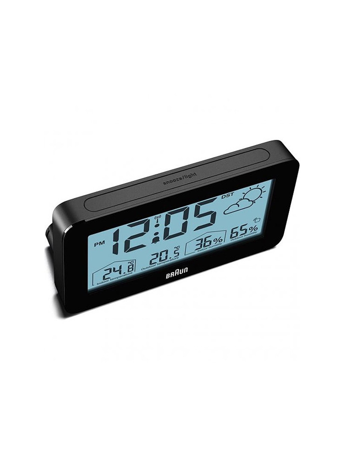 sveglia Braun BC13BP-DCF digital radio alarm clock w. weather station