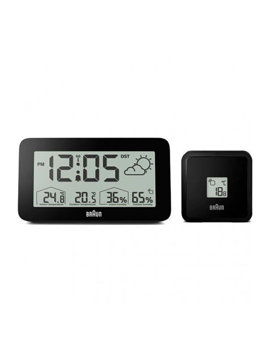 sveglia Braun BC13BP-DCF digital radio alarm clock w. weather station
