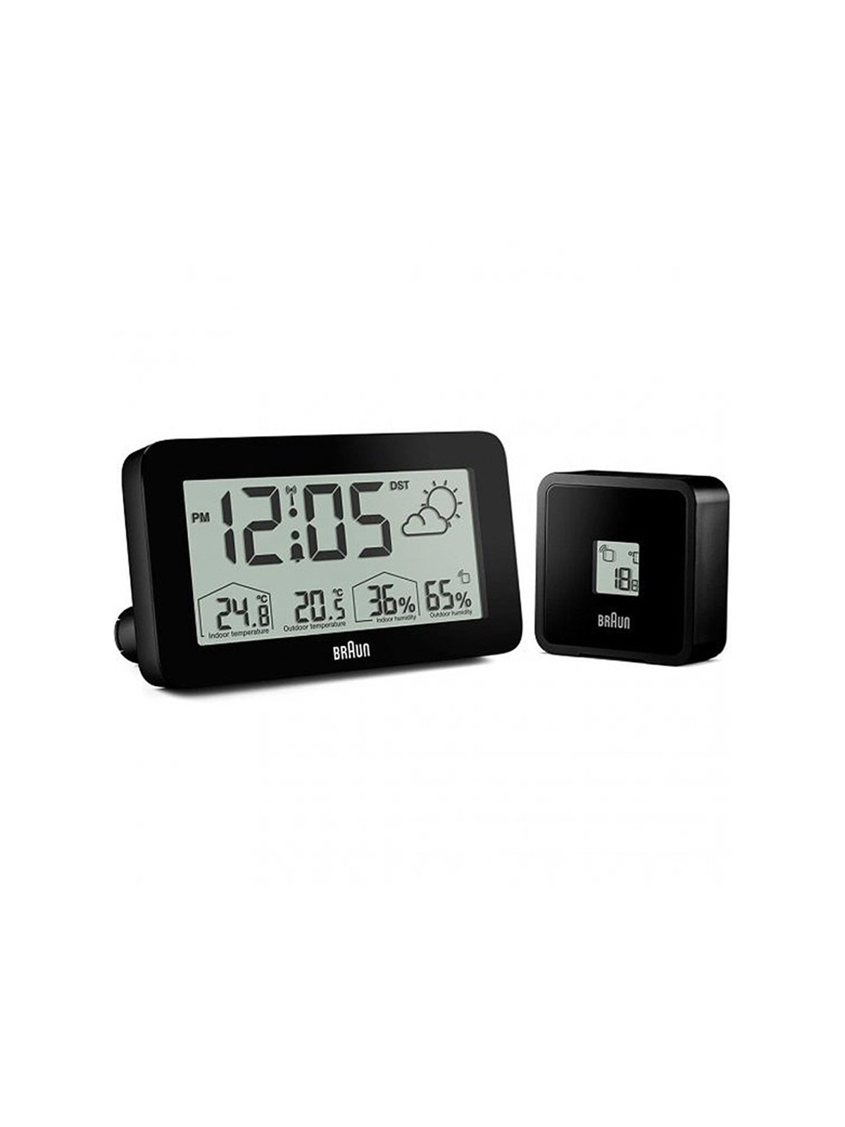 sveglia Braun BC13BP-DCF digital radio alarm clock w. weather station