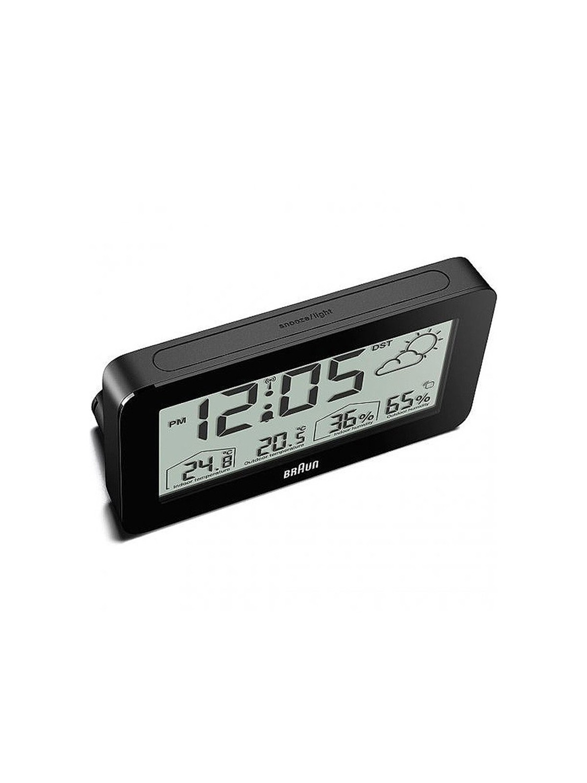 sveglia Braun BC13BP-DCF digital radio alarm clock w. weather station