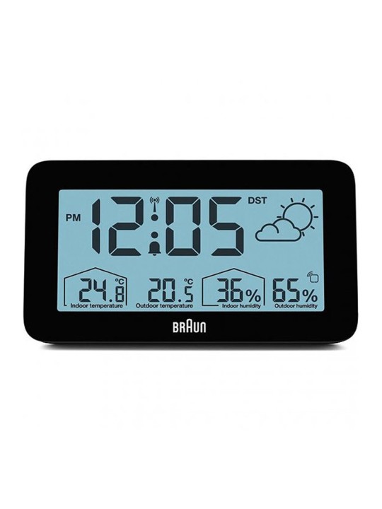 sveglia Braun BC13BP-DCF digital radio alarm clock w. weather station