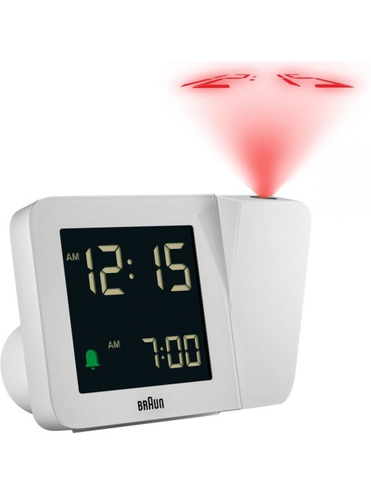 sveglia Braun BC15W-DCF digital projection alarm clock