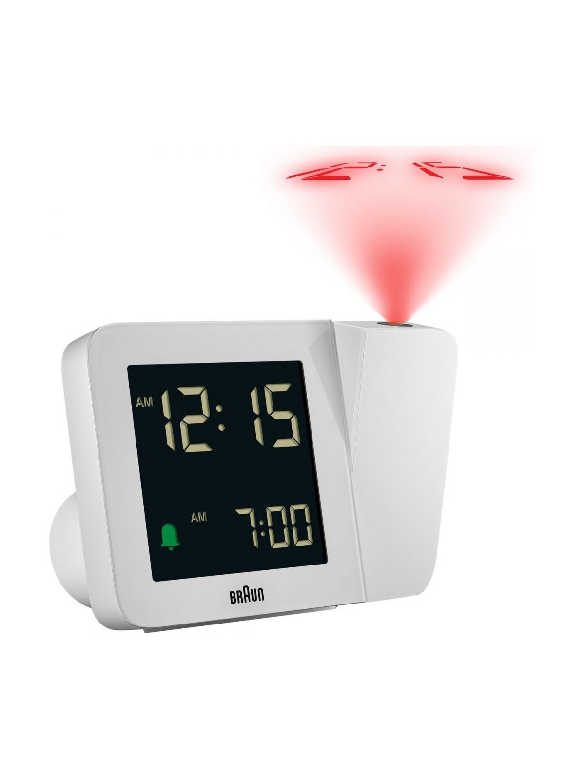 sveglia Braun BC15W-DCF digital projection alarm clock