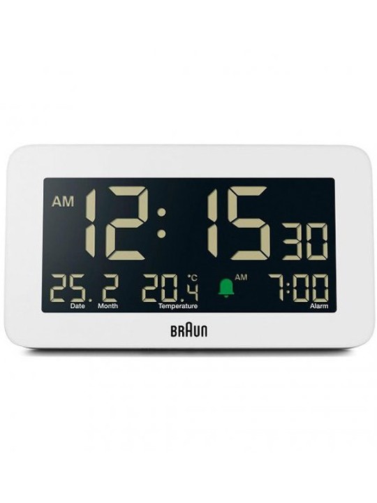 sveglia Braun BC10W digital alarm clock