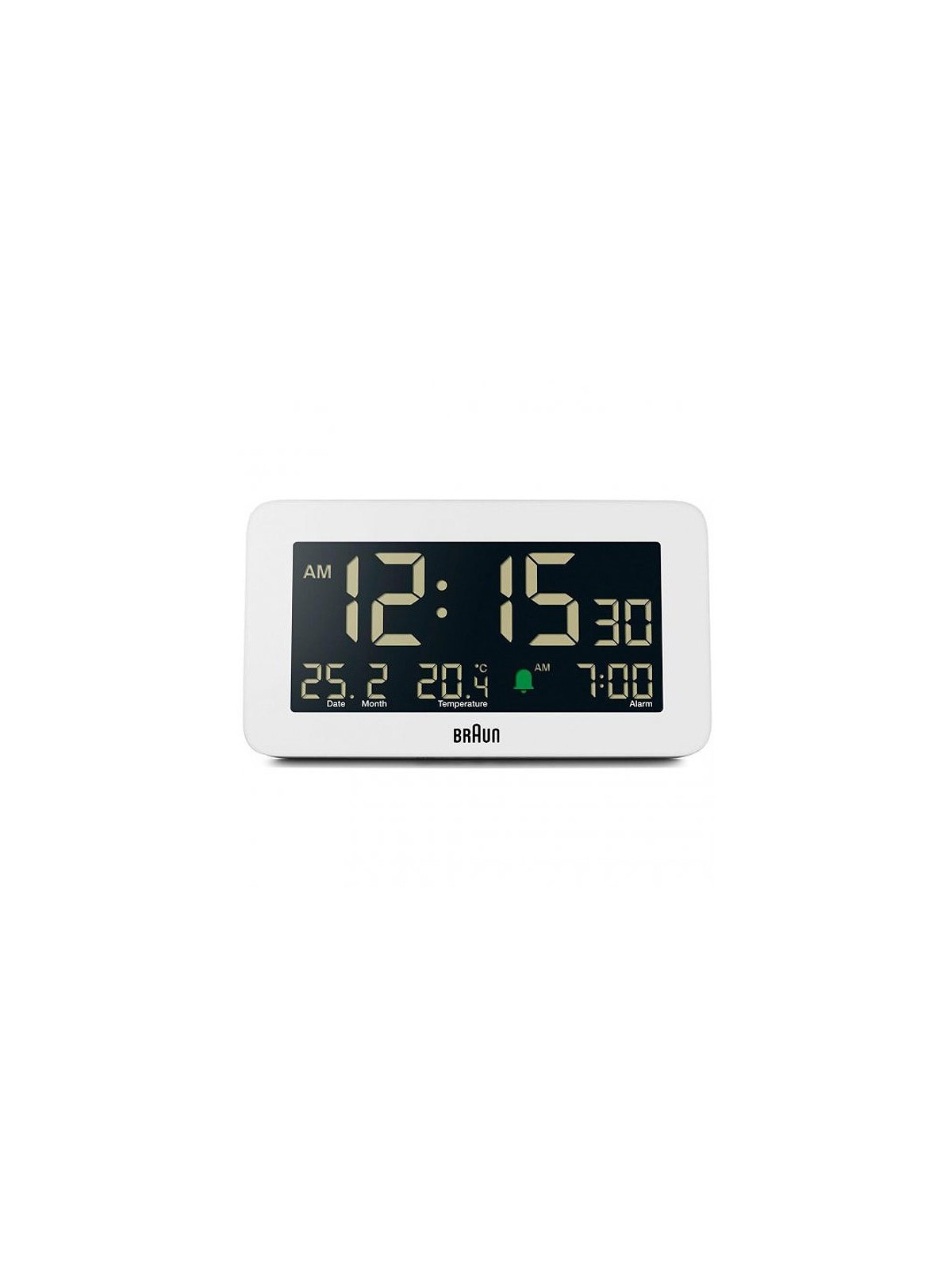 sveglia Braun BC10W digital alarm clock