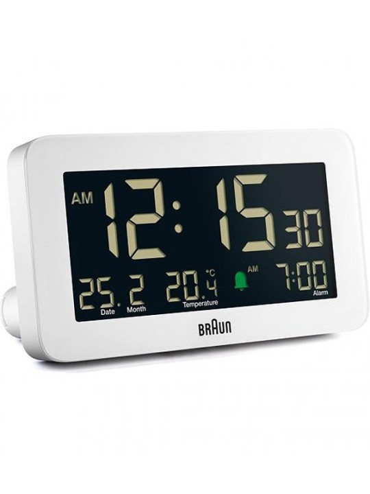 sveglia Braun BC10W digital alarm clock