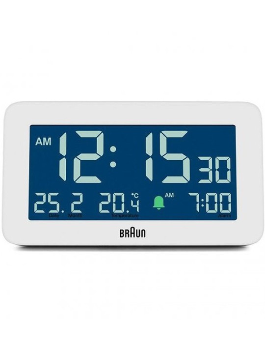 sveglia Braun BC10W digital alarm clock