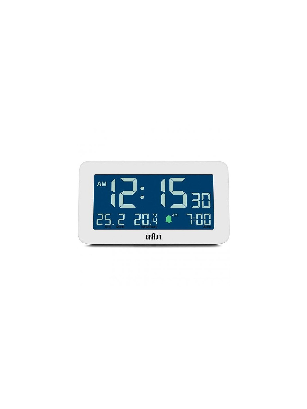 sveglia Braun BC10W digital alarm clock