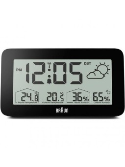sveglia Braun BC13BP digital alarm clock w. weather station