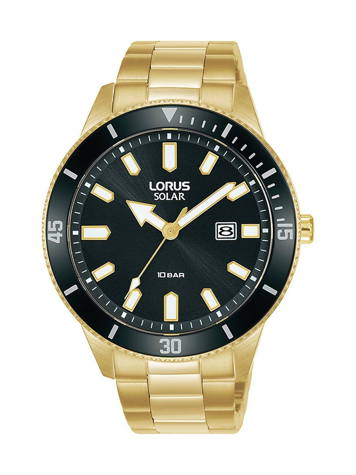 orologio uomo Lorus RX308AX9 solar Mens Watch 43mm 10ATM