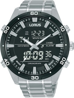 orologio uomo Lorus RW649AX9 digital Chronograph Mens Watch 46mm 10ATM