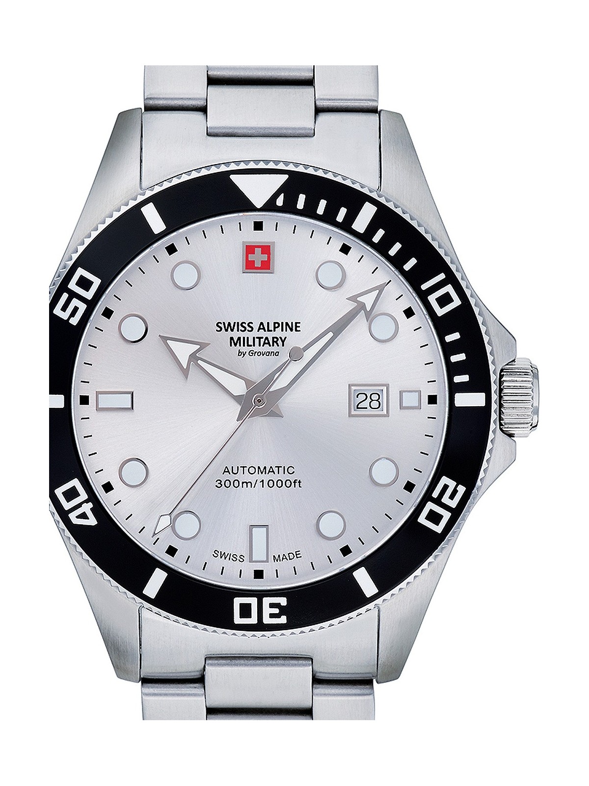 orologio uomo Swiss Alpine Military 7095.2132 Diver automatic 44mm 30ATM