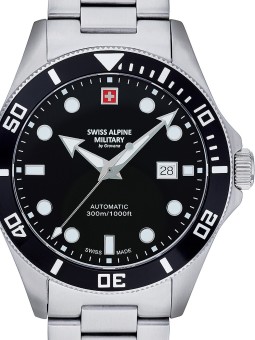 orologio uomo Swiss Alpine Military 7095.2137 Diver automatic 44mm 30ATM