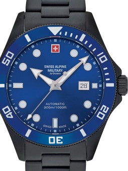 orologio uomo Swiss Alpine Military 7095.2175 Diver automatic 44mm 30ATM