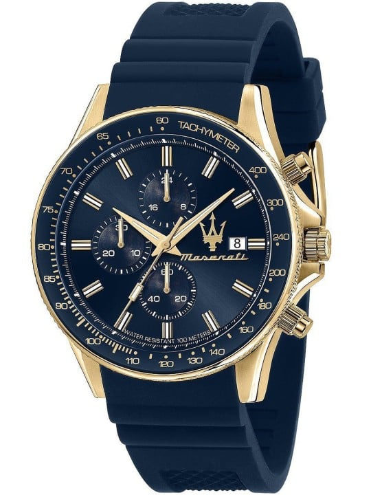orologio uomo Maserati R8871640004 Sfida Chronograph 44mm 10ATM