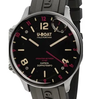 orologio uomo U-Boat 8839 Capsoil Doppiotempo SS GMT 45mm 10ATM
