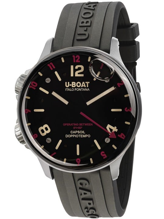 orologio uomo U-Boat 8839 Capsoil Doppiotempo SS GMT 45mm 10ATM