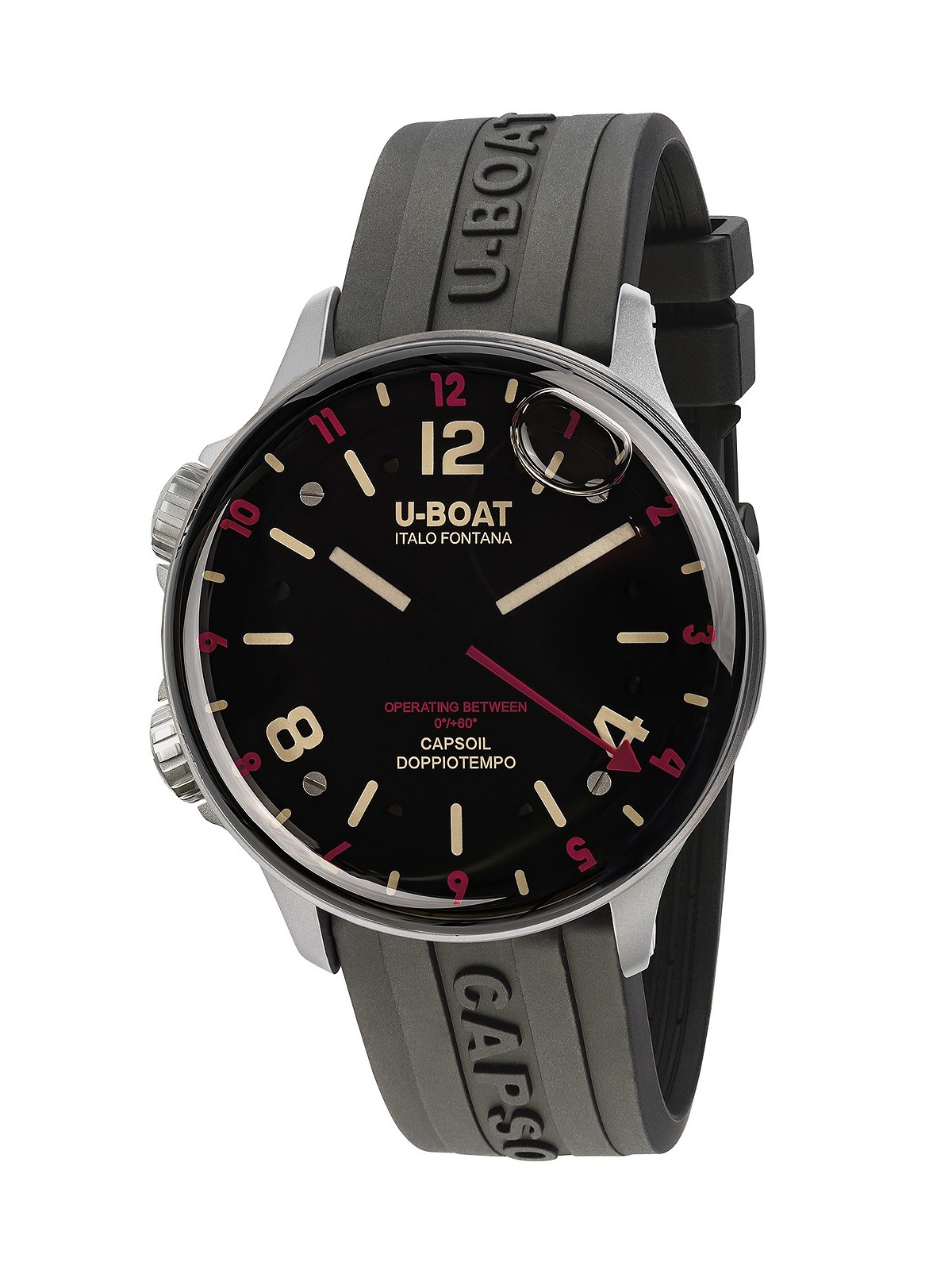 orologio uomo U-Boat 8839 Capsoil Doppiotempo SS GMT 45mm 10ATM