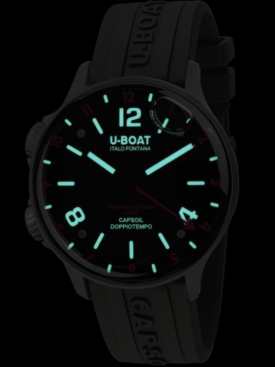 orologio uomo U-Boat 8839 Capsoil Doppiotempo SS GMT 45mm 10ATM