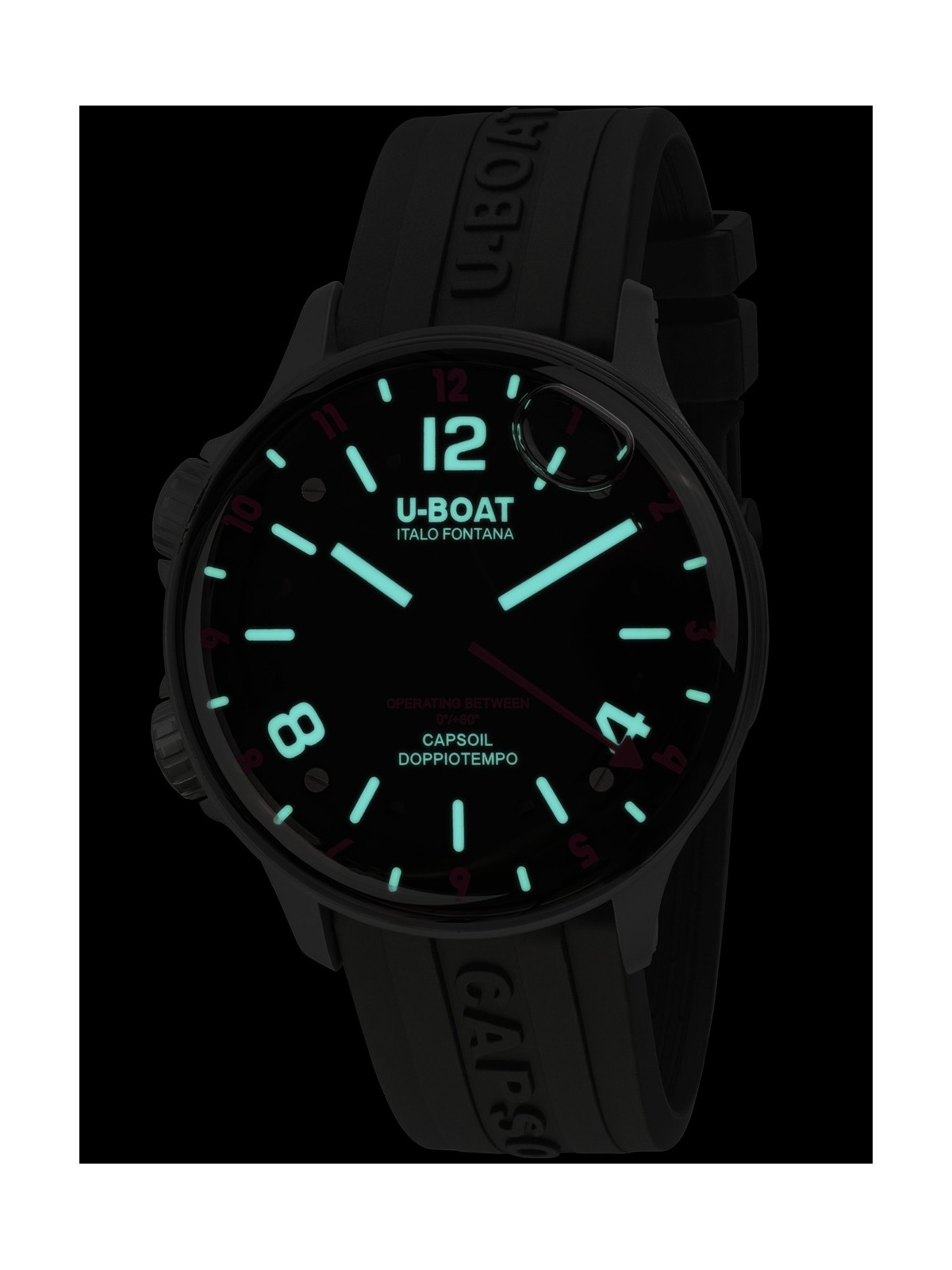 orologio uomo U-Boat 8839 Capsoil Doppiotempo SS GMT 45mm 10ATM