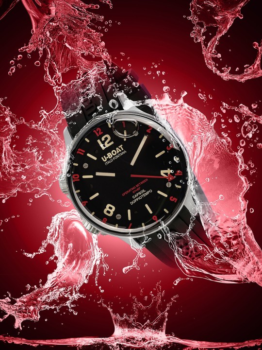 orologio uomo U-Boat 8839 Capsoil Doppiotempo SS GMT 45mm 10ATM