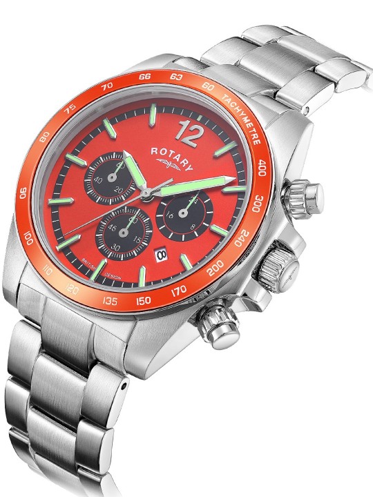 orologio uomo Rotary GB05440/54 Henley Chronograph 41mm 10ATM