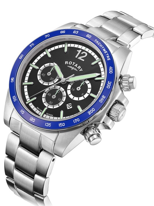 orologio uomo Rotary GB05440/72 Henley Chronograph 41mm 10ATM