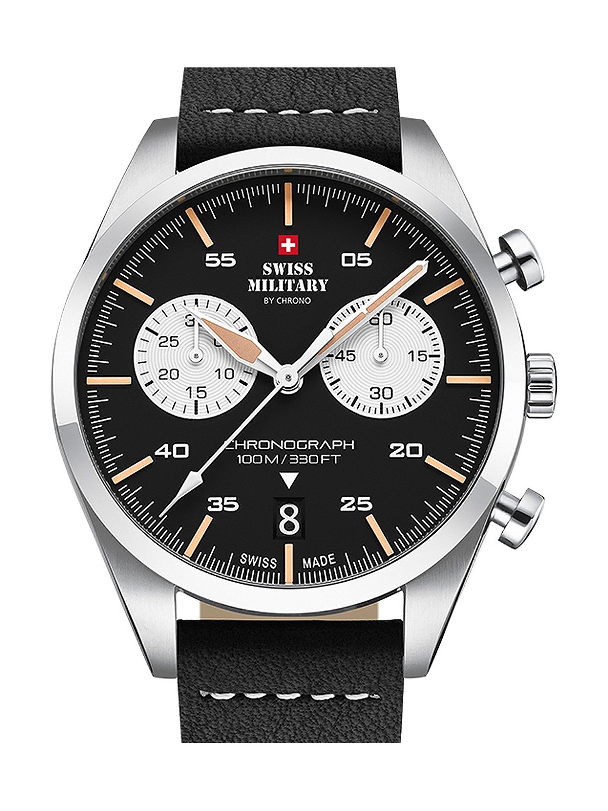orologio uomo Swiss Military SM34090.03 Chronograph 43mm 10ATM