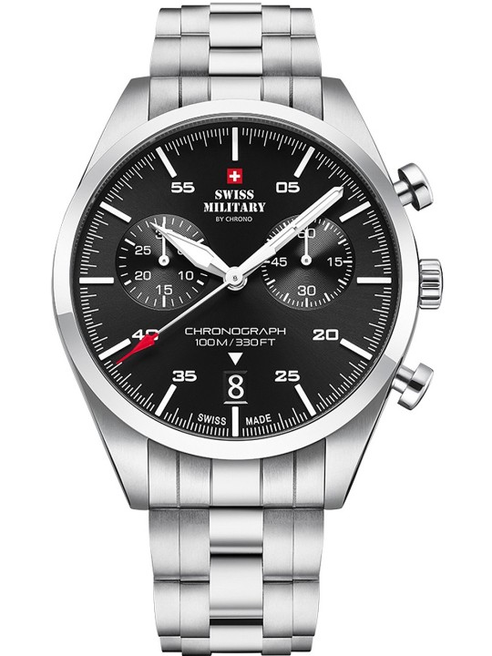 orologio uomo Swiss Military SM34090.01 Chronograph 43mm 10ATM