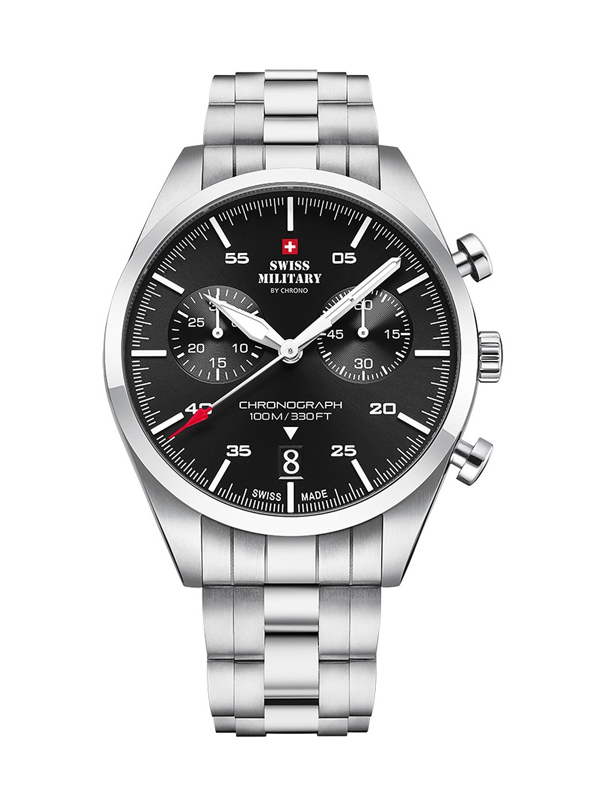 orologio uomo Swiss Military SM34090.01 Chronograph 43mm 10ATM