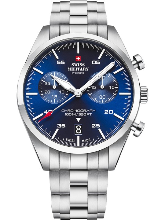 orologio uomo Swiss Military SM34090.02 Chronograph 43mm 10ATM
