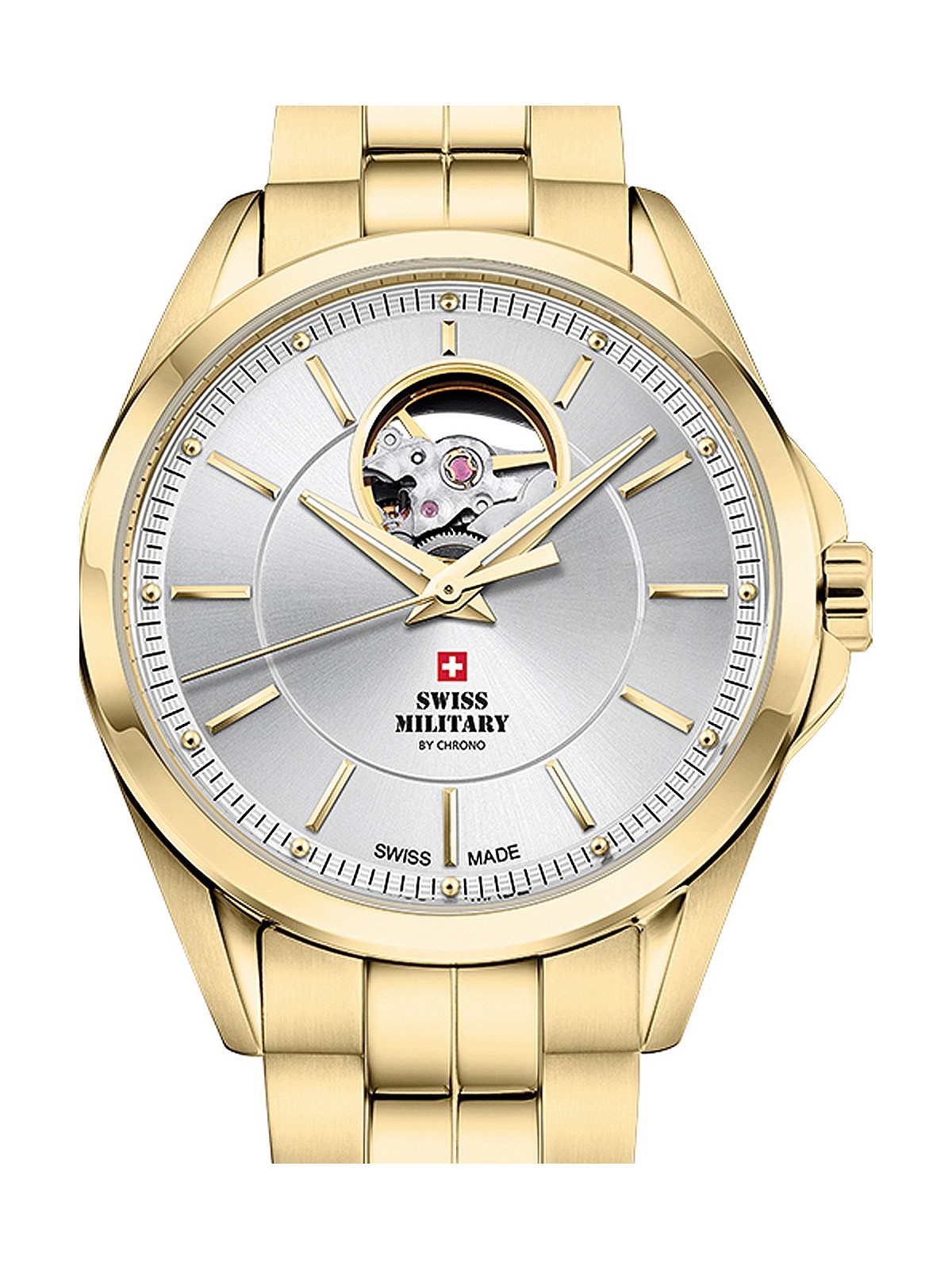 orologio uomo Swiss Military SMA34085.31 Automatic Mens Watch 40mm 10ATM
