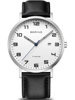 orologio uomo Bering 18640-404 men`s Titanium Mens Watch 40mm 5ATM
