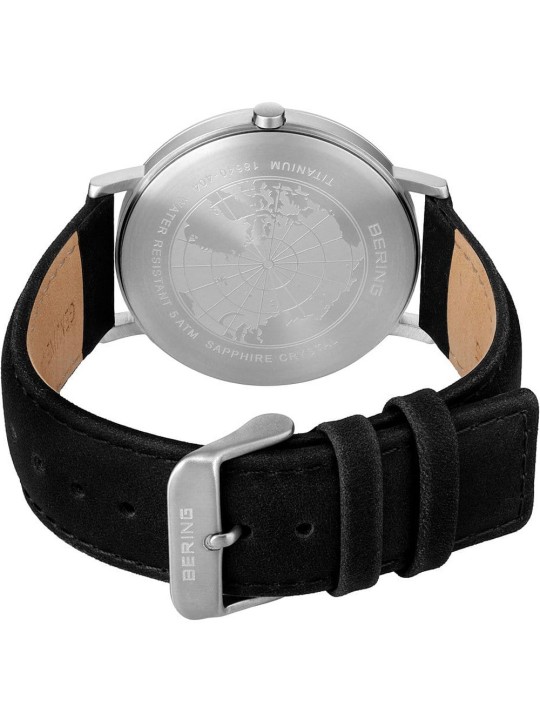 orologio uomo Bering 18640-404 men`s Titanium Mens Watch 40mm 5ATM