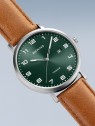orologio uomo Bering 18640-568 men`s Titanium Mens Watch 40mm 5ATM
