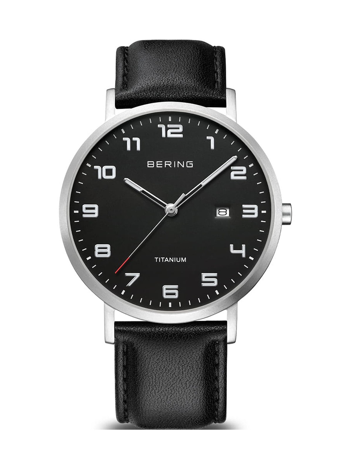 orologio uomo Bering 18640-402 men`s Titanium Mens Watch 40mm 5ATM