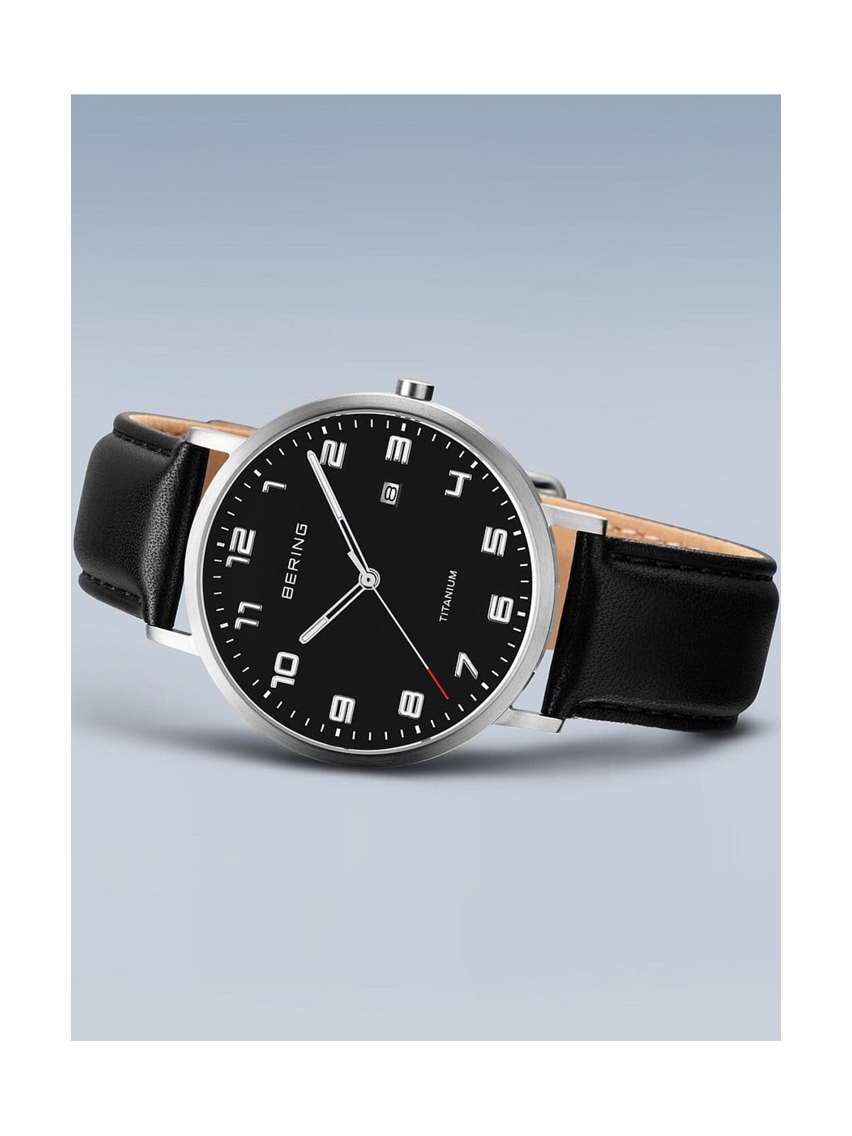 orologio uomo Bering 18640-402 men`s Titanium Mens Watch 40mm 5ATM