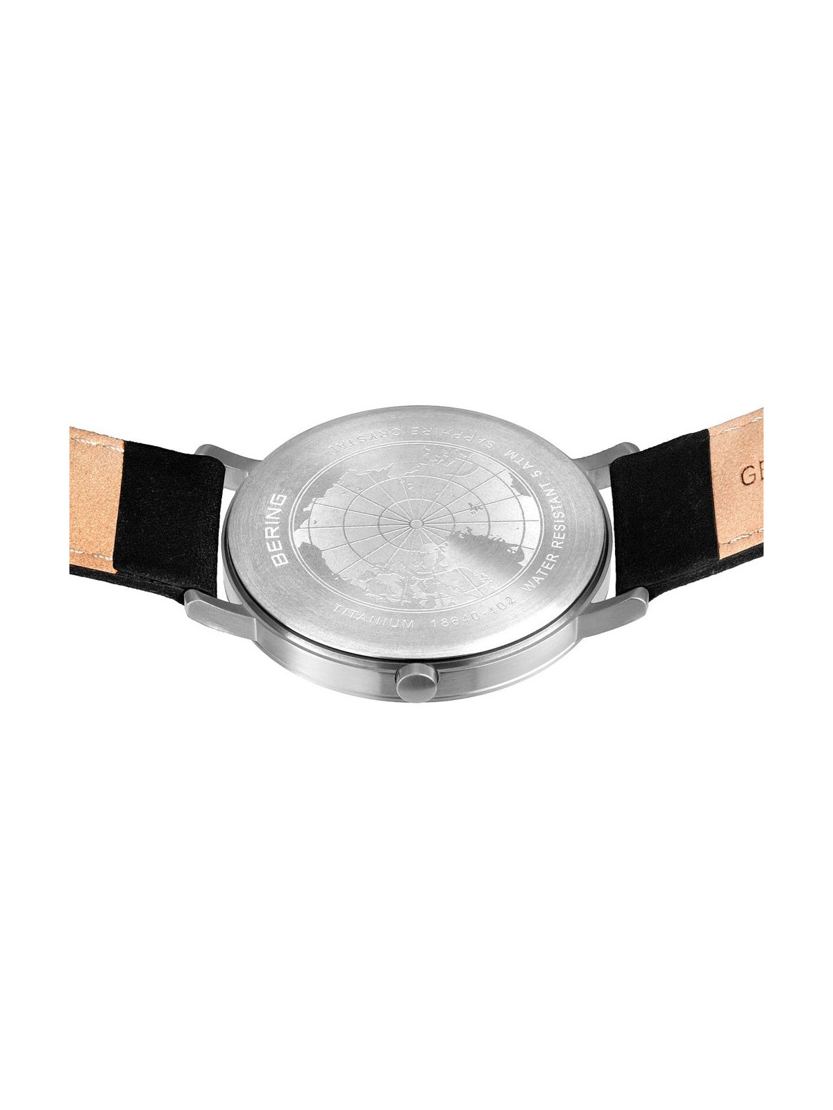orologio uomo Bering 18640-402 men`s Titanium Mens Watch 40mm 5ATM