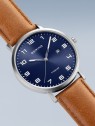 orologio uomo Bering 18640-567 men`s Titanium Mens Watch 40mm 5ATM