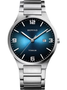 orologio uomo Bering 15240-777 men`s Titanium Mens Watch 40mm 5ATM
