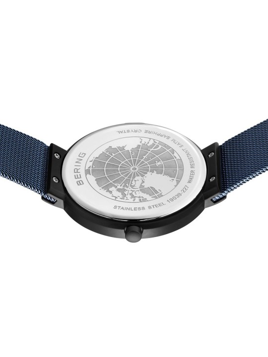 orologio uomo Bering 19039-327 men`s classic Mens Watch 39mm 5ATM