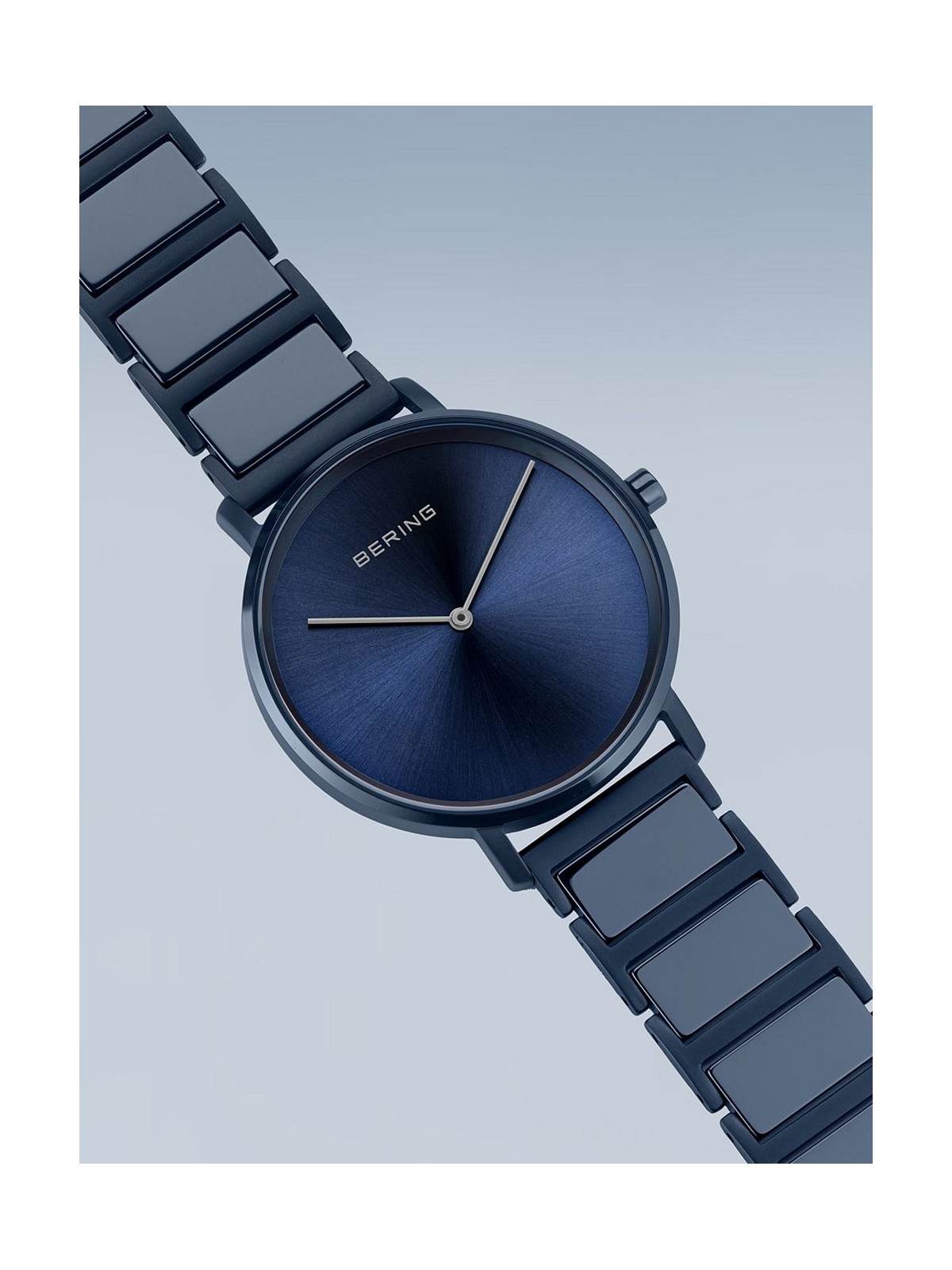 orologio uomo Bering 18539-797 men`s ceramic Mens Watch 39mm 5ATM
