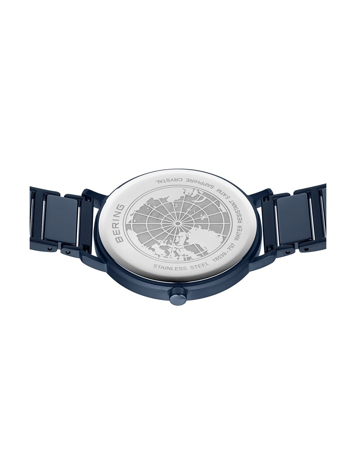 orologio uomo Bering 18539-797 men`s ceramic Mens Watch 39mm 5ATM