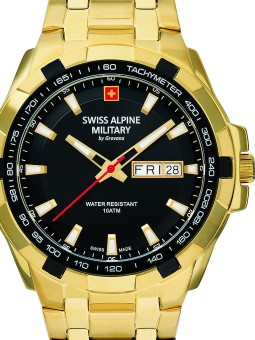 orologio uomo Swiss Alpine Military 7043.1117 Day-Date 42mm 10ATM
