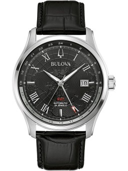 orologio uomo Bulova 96B387 Wilton GMT automatic 43mm 3ATM