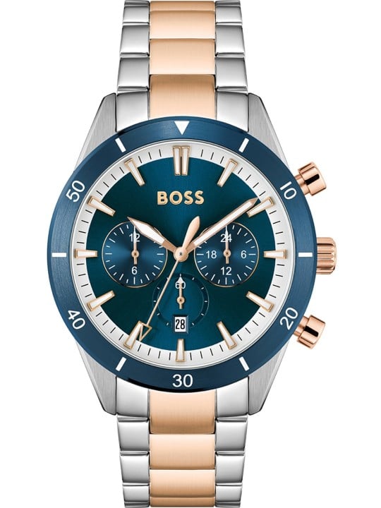 orologio uomo BOSS 1513937 Santiago Chronograph 45mm 5ATM