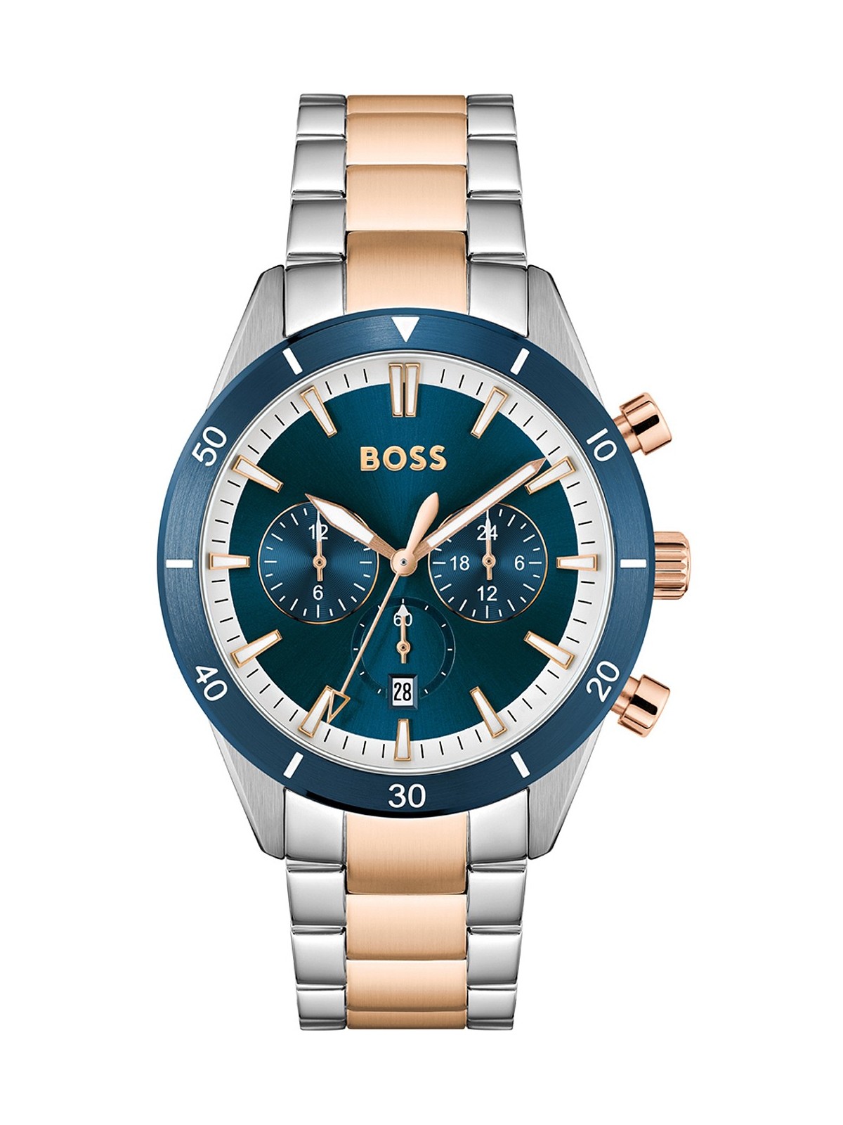 orologio uomo BOSS 1513937 Santiago Chronograph 45mm 5ATM