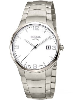 orologio uomo Boccia 3656-01 Men`s Watch Titanium 39mm 5ATM