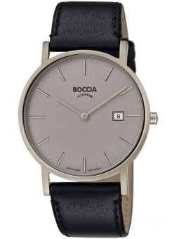 orologio uomo Boccia 3637-01 Men`s Watch Titanium 37mm 5ATM
