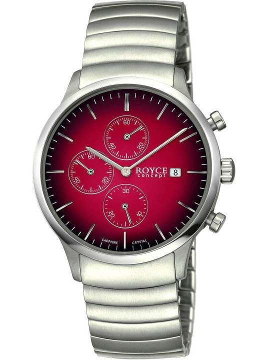 orologio uomo Boccia 3743-02 Royce Chronograph Titanium 40mm 3ATM